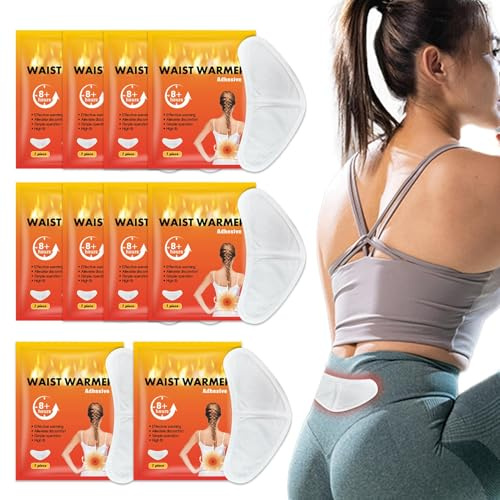 Selbstklebende Wärmepflaster, selbstheizende Schulter-Pads, selbstklebende Körperwärmer, 10 x langlebige Wärmepflaster für Hände, Füße, Brust, Rücken