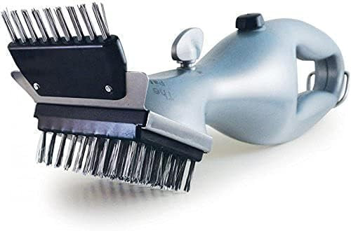 Brosse de Barbecue en Acier Inoxydable, Nettoyeur de Brosse avec Vapeur pour Un Gril Inoxydable, Propre et des grillades Plus saines et savoureuses