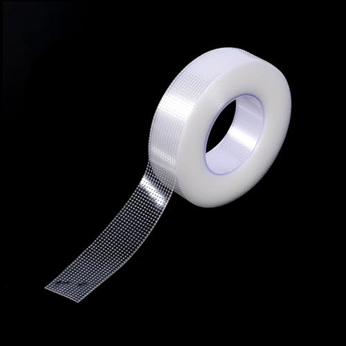 Transparentes PE-Klebeband in medizinischer Qualität, luftfilternd, Werkzeug zur Wimpernverlängerung, geeignet für empfindliche Haut, professioneller Gebrauch, 1,25 cm breit, 4,5 m