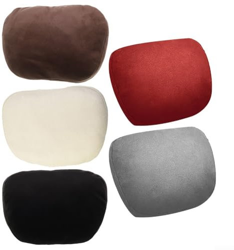 Fortschrittliches Design Auto Kopfstütze Kissen für Mercedes S-Klasse Ultra Weiches Material Verbessert die Fahrhaltung (Schwarz)