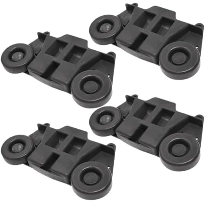4Pcs W10195416 Dishwasher Roller Assembly Kit - Compatible with Whirlpool Kenmore Maytag W10195416V B01BR493DW PS11722152 W10195416VP - Replacement Lower Rack Wheels