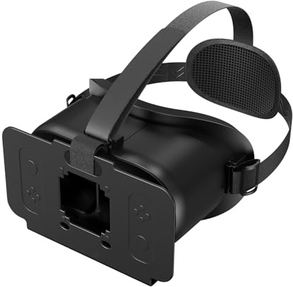 Upgraded VR Headset for Nintendo Switch 2 (2025 New), Virtual Reality Glasses with Adjustable HD Lenses & Comfortable Head Strap, 3D Goggles for Switch 2 Accessories (Black)