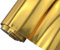 Neoxxim 26.64€/m2 Premium - Auto Folie - Chrom Gold Glanz GLÄNZEND 30 x 150 cm - blasenfrei mit Luftkanälen ca. 0,15mm dick