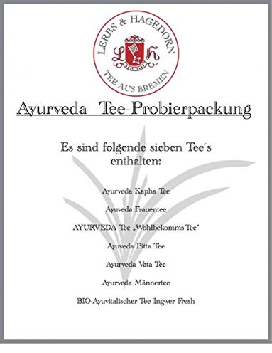 Ayurveda Tee-Probierpackung (7 Sorten)
