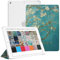 DuraSafe Étui pour iPad 3 plis Smart Cover imprimé iPad 9.7 5 / 6 Gen (2017/2018) fleurs