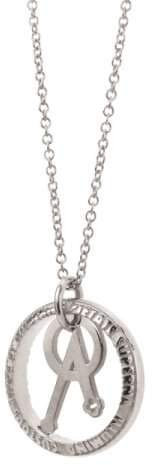 COLLANA TUUM - MINI ANGELO ORO BIANCO 9 Kt Ref. MTAB003R0FB