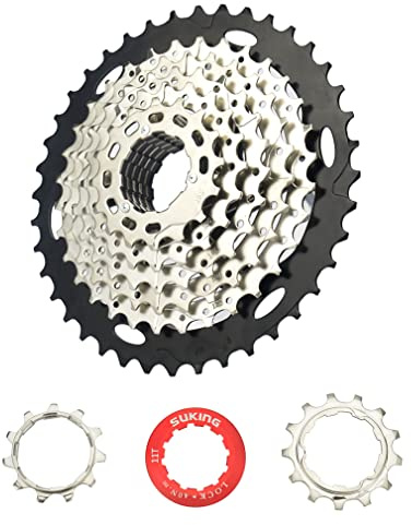 CYSKY 8 Fach Kassette 11-25T/11-28T/11-32T/11-36T/11-40T/11-42T Fahrrad Kassette Kompatibel mit Shimano Sram Sunrace, passend für Mountainbike, Rennrad, MTB