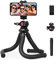 Flexible Phone Tripod Stand, Fotopro Tripod for iPhone Octopus Travel/Android Phone/Cameras with Universal Clip &Cold Shoe Mount, Bendable Selfie Stick Tripod for Live Streaming