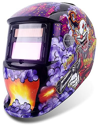 Casco de soldadura Casco de soldador protector de oscurecimiento automático, Casco de pulido de soldadura eléctrica con banda para la cabeza Protección completa para la cara, Cabeza, cuello
