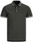 Jack & Jones Men's Jjepaulos Polo Ss Noos Polo Shirt, Forest Night/Detail:play 1/Slim Fit, XS