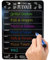 A4 Weekly Meal Planner Dry Erase Board - Fridge Kitchen Blackboard Magnetic Meal Planner - Grocery List - Magnet