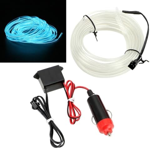 MiOYOOW LED Innenbeleuchtung, Strip Atmosphäre Licht DC 12V 360° Helle Seilleuchten für Auto Dash Beleuchtung und Dekorationen