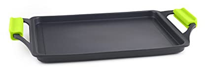 IBILI - Grill plancha new essential, 33 x 24 cms, Aluminio fundido, Antiadherente, Apto para induccion