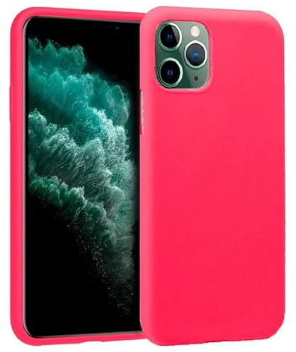 Cool Silicone Case for iPhone 11 Pro MAX (Pink)