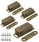 ASelected Magnetic Door Catch, Magnetic Catches for Cupboards Stainless Steel Magnets for Small Cabinet Door Drawer Latch Cupboard Closet Closer 4 Pack 8 KG Pull Strong Bronze
