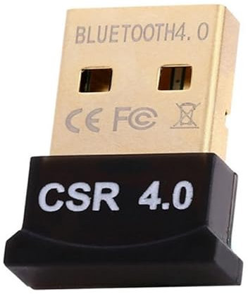 Adaptateur USB Bluetooth 4.0 – Compatible Windows/PC/Mac – Portée 20 m – Noir – Straße Tech