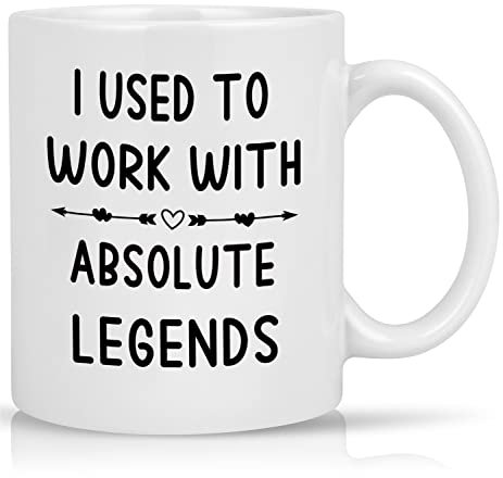 Leaving Gifts Coffee Mug - Coworker Retirement Funny Mug for Women & Men - Good Luck Gifts, Going Away Mug 11oz