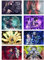 TuYines Lot de 8 posters Naruto Anime Manga, grands, tableaux muraux, vintage - Enroulés dans un carton solide