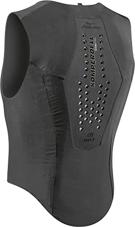 Komperdell Ballistic Flexfit Men Skiprotektor, Reitsport Protektor, Größe:XXL, Farbe:Black/Graphite