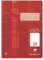 Clairefontaine 331028C - Packung mit 25 Heften, DIN A4, 16 Blatt, 90g, Lineatur 28 durchgehend kariert 5x5mm mit Rand, ideal für die Schule, Rot, 1 Pack