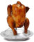 Fdit Chicken Barbecue Rack, Stainless Steel Beer Can Chicken Holder Vertical Roasting Turkey with Pan for Grill Oven Camping