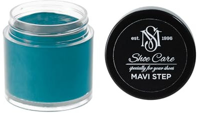 Crème Réparation & Recoloration MAVI STEP Cuir - Combleur Fissures - Canapés, Chaussures - Restaure Couleur & Répare Éraflures - 382 Turquoise