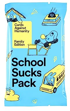 Cards Against Humanity School Sucks Pack for Family Edition • Mini Pack