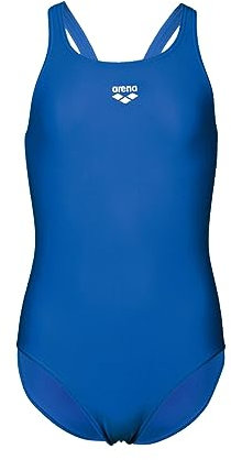 ARENA Dynamo Junior R Costume Intero Bambina, Costume da Bagno Sportivo in Tessuto Maxfit Eco Resistente al Cloro e al Sale con Protezione UV UPF 50+