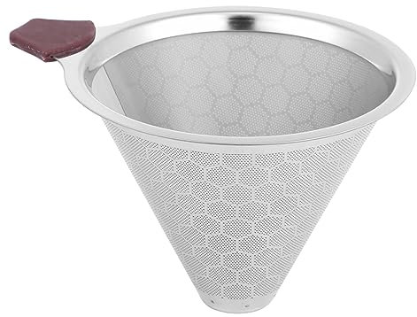 OSALADI Wiederverwendbarer Kaffeefilter Aus Edelstahl Papierlose Kaffeefilter Für Zuhause Reise Und Camping Kaffee Filter Papierfilter Einfach Zu Reinigen Unter Fließendem Wasser