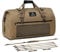 IRON JIA'S Motorradtasche Gepäckrolle wasserdichte Motorrad Hecktasche Satteltasche Reisetasche mit rollversiegelten Schultergurten geeignet für Motorrad Radfahren Camping Wassersport Braun-50L