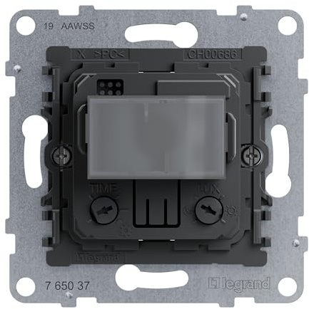 LEGRAND, SEANO 2-Leiter-Bewegungsmelder-Einsatz, 170° Erfassungsbereich, mit Handbetätigung, 2-150W, Detektionsreichweite variabel: max. 8 m, 765037