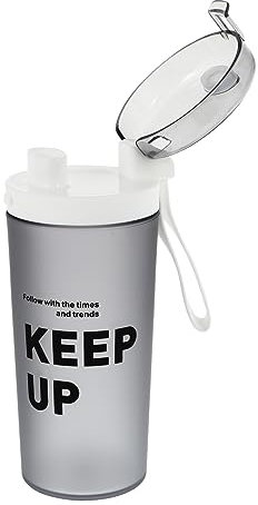 POPETPOP 1Pc Givré Shaker Tasse en Plastique Bouteille De Sport Récipient d'eau pour Le Sport Bouteille d'eau pour Le Sport en Plein Bouteille d'eau Shaker Bouteille d'eau en Plastique