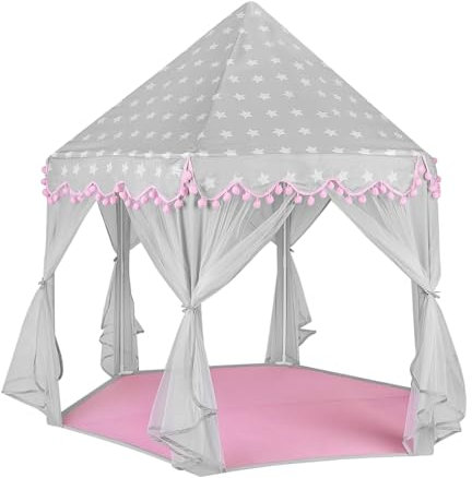 KRUZZEL Spielzelt Prinzessin Rosa Kinderzelt Indoor Outdoor 23476