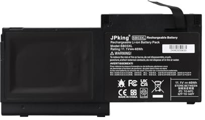 JPking 46Wh SB03XL Batteria per laptop HP EliteBook 820 825 G1 G2 720 725 G1 G2 SB03046XL-PL 716725-171 716725-1C1 716726-421 716726-1C1 717378-001 740362-001 HSTNN-LB4T HSTNN-L13C HSTNN-IB4T