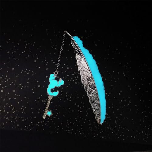 Sternzeichen Feder Lesezeichen Geschenke für Frauen Männer Cool Metall Lesezeichen Glow in The Dark Skorpion Lesezeichen Leuchtende Sternzeichen Konstellation Horoskop Lesezeichen Geschenke
