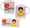 Tasse en plastique personnalisée, idéale pour l'école et la maternelle. Retour à l'école. Cadeaux personnalisés. Différents modèles au choix (Blanche-Neige)