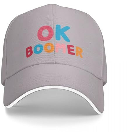 AIETPOIJ Basecap Ok Boomer Cap Baseball Cap Luxus Cap Kapuzenmütze Damen Herren