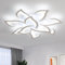 Comely Deckenlampe LED 84W mit 10 Köpfen im Blumenstil, Deckenleuchte Modern aus Eisen und Acryl, Deckenlampe Wohnzimmer 6500K für Schlafzimmer, Küche und Büro