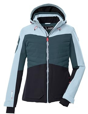 Killtec Damen Ksw 30 Wmn Ski Jckt Skijacke/Funktionsjacke mit abzippbarer Kapuze und Schneefang