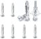 eupdd Lot De 30 Chevilles Métalliques: M8×52mm Cheville À Expansion, Cheville Placo Charge Lourde, Ancrage En Acier Zingué Pour Murs Creux, Plaques De Plâtre Et Tôles Minces