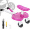 BugyKido Buggy Board, Universal Buggy Board with Seat for Children, Baby Kiddy Board, Stroller Accessory from 2-6 Years (25 kg), for Over 99% of Baby Carriages, Pink and White