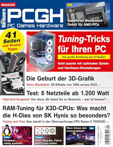 PC Games Hardware Magazin 1/2026 Tuning-Tricks für Ihren PC
