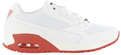 Oxypas Ela Damen Professionelle Arbeitsschuhe ESD SRC, Weiß-fuchsia, 39 EU