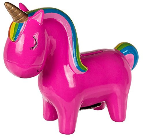 Out of The Blue Spardose Einhorn Keramik Spardose (zufällige Modellauswahl)