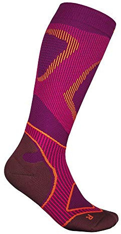 BAUERFEIND Laufsocken Run Performance Compression Socks, 1 Paar Sportsocken für Laufen & Fitness, Kniestrümpfe für Damen mit Targeted Compression Zone