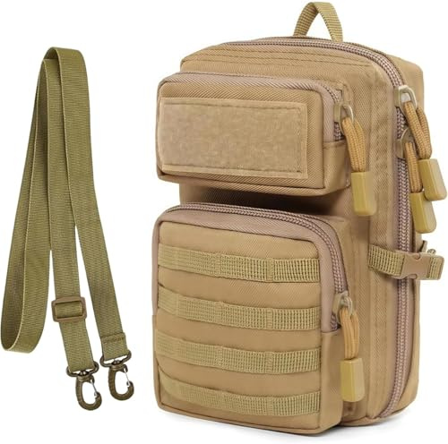 Gexgune Taktische Umhängetasche 600D Nylon Militär Molle Tasche Utility Zubehör Pack Rucksack Jagd Fanny Pack Combat