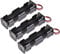 sourcing map Battery Case Storage Box 8 Slots x 1.5V 2-Wire Lead for 8 x AA Battery 3 Pcs