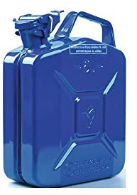 Kraftstoffkanister Inh.5l Signalblau RAL 5005 Stahlbl.L230xB120xH310mm VALPRO