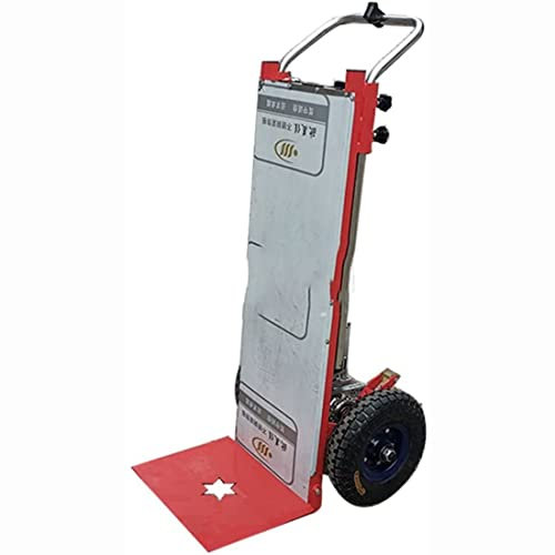 Sackkarre schwerlast elektrisch Arbeitssparender Handwagen, 200 kg Tragkraft sackkarre elektrisch, Wagen mit Abnehmbarer Akku - Hochwertiger Motor