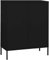 vidaXL Lagerschrank Sideboard Kommode Anrichte Stahlschrank Schrank Beistellschrank Mehrzweckschrank Bücherschrank Standschrank Schwarz 80x35x101,5cm Stahl